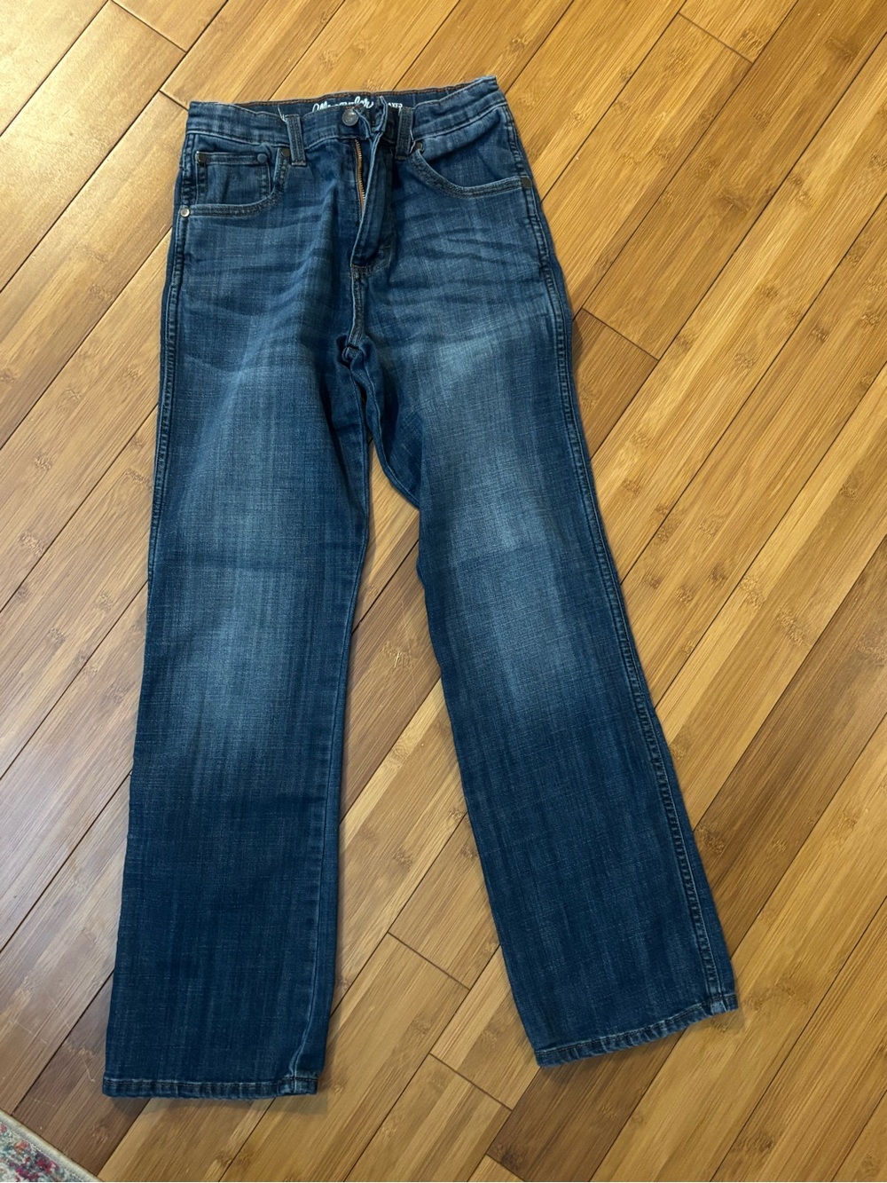 Kids Classic Straight Jeans in Dark Blue Wash